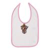 Infant Contrast Trim Premium Jersey Bib Thumbnail