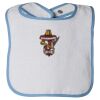 Infant Contrast Trim Terry Bib Thumbnail
