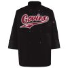 Ten Pearl Button Black Chef Coat Thumbnail